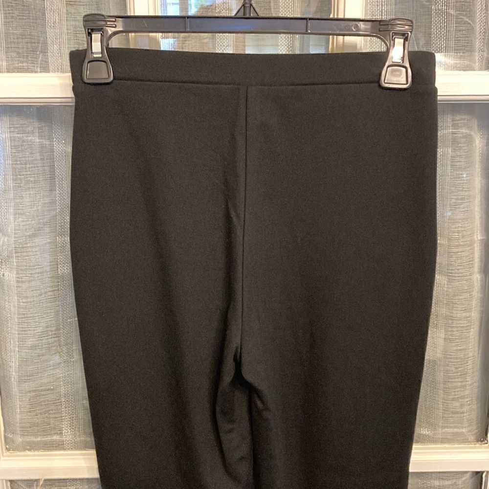 Cropped Flare Retro Style Black Pants - Picture 6 of 11